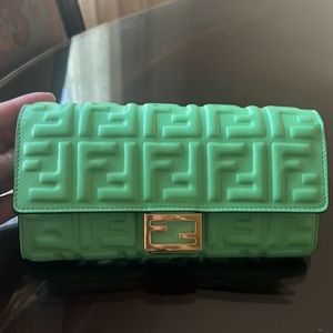 Fendi Baguette continental wallet